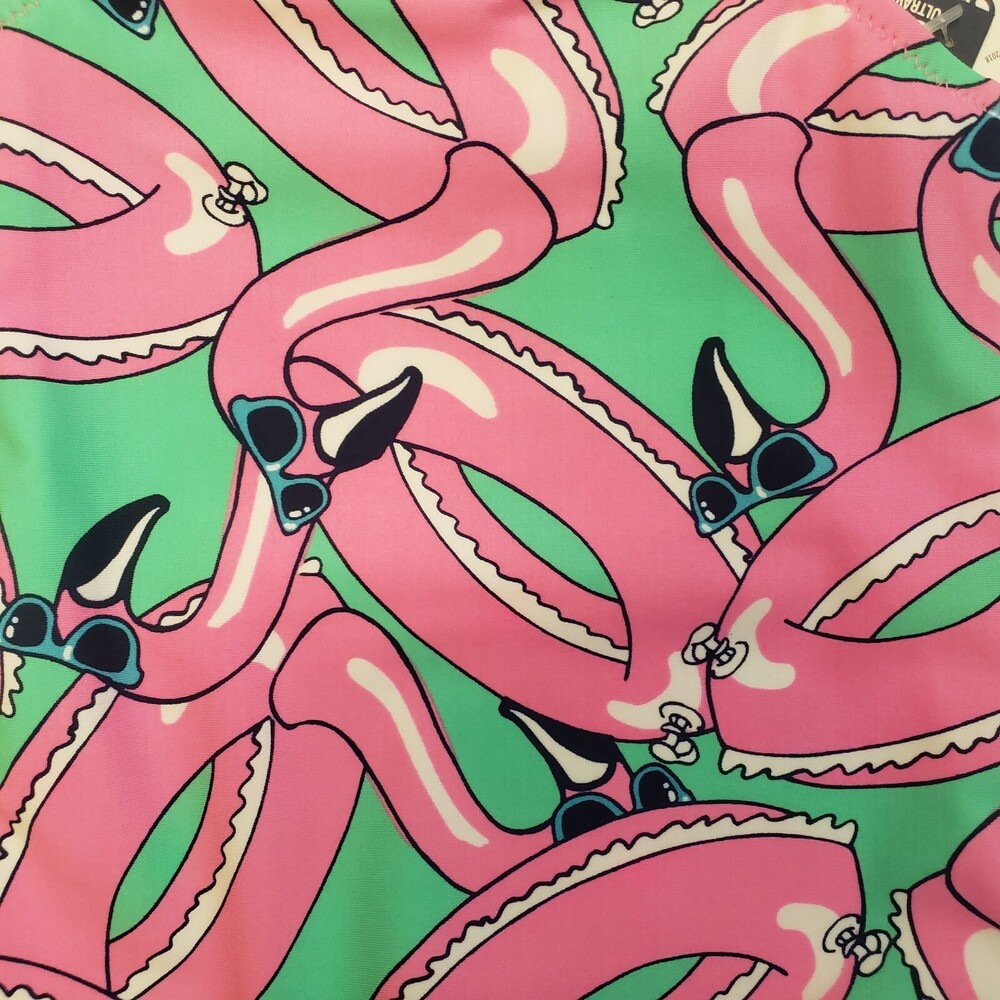 Baby Girl Size 18M OshKosh B gosh Flamingo One-Piece Swimsuit Beach Pool Fun - Picture 3 of 5